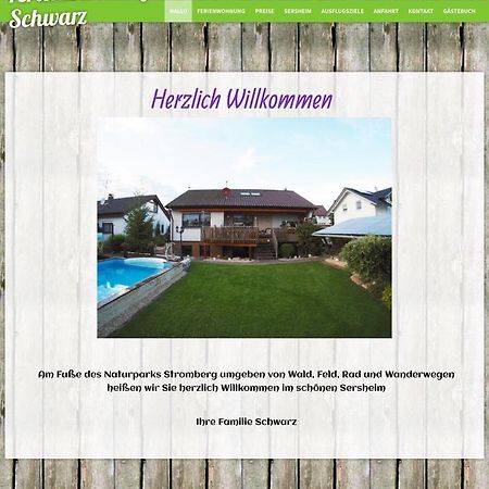 Sersheim Ferienwohnung Schwarz מראה חיצוני תמונה